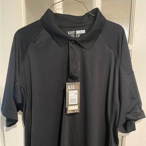 5.11 tactical shirt large ! Black polo polyester sports activewear